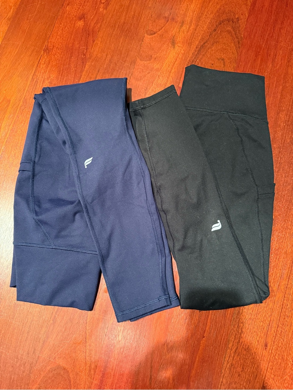 Fabletics Active Compression Leggings - Navy & Black